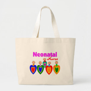 Neonatale zure cadeautjes—Schattige baby's op QR Grote Tote Bag