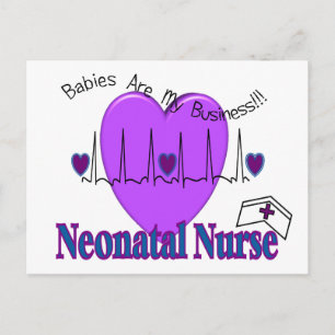 Neonatale zurencadeauideeën—unieke Design Briefkaart