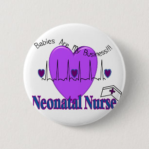 Neonatale zurencadeauideeën—unieke Design Ronde Button 5,7 Cm