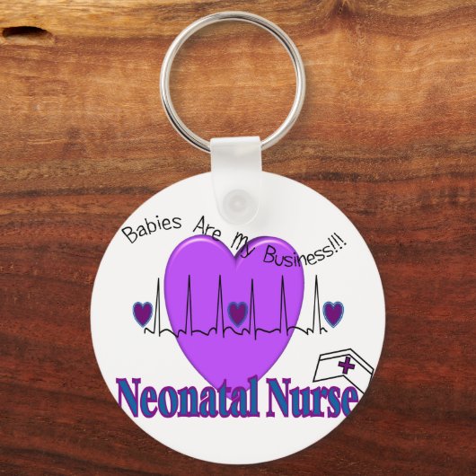 Neonatale zurencadeauideeën—unieke Design Sleutelhanger (Voorkant)