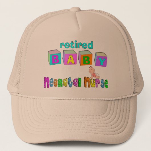 Neonatale zurigheidsgordels in ruste trucker pet (Voorkant)