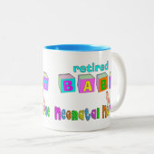 Neonatale zurigheidsgordels in ruste tweekleurige koffiemok (Voorkant rechts)