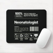 Neonatologist &amp; D Neonatology Gift Nicu Doctor Muismat (Met muis)
