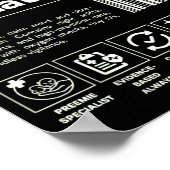 Neonatologist &amp; D Neonatology Gift Nicu Doctor Poster (Hoek)