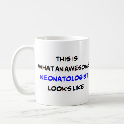neonatoloog, geweldige koffiemok (Links)