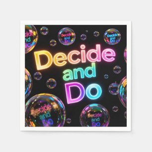 Neonbellen voor een levensbeslissing  servet