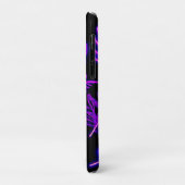 Neonbladeren in roze en paarse tinten Case-Mate iPhone case (Achterkant/links)