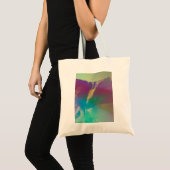 neonblauw roze groene syntholling Lichtlicht Tote Bag (Voorkant (product))