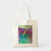 neonblauw roze groene syntholling Lichtlicht Tote Bag (Voorkant)