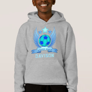 Neonblauwe Voetbal Coole Sport Cadeaus Voor Jong