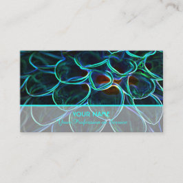 Neonbloemige romance voor tuinders en bloemisten visitekaartje