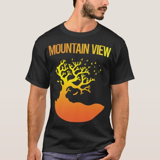 Neonboom - Mountain Uitzicht T-shirt (Voorkant)