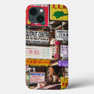 Neonborden in de straten van Hongkong Case-Mate iPhone Case