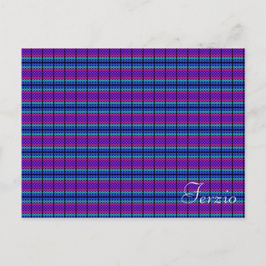 Neoncirkels Briefkaart (Voorkant)