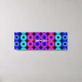 Neoncirkels Canvas Afdruk (Voorkant)