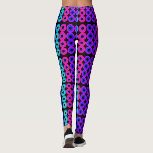 Neoncirkels Leggings (Achterkant)