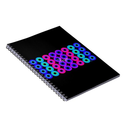 Neoncirkels Notitieboek (Rechterzijde)
