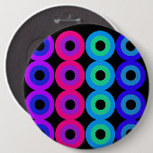 Neoncirkels Ronde Button 6,0 Cm (Voorkant /achterkant)