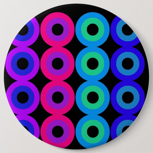 Neoncirkels Ronde Button 6,0 Cm (Voorkant)