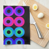 Neoncirkels Theedoek (Quarter Fold)