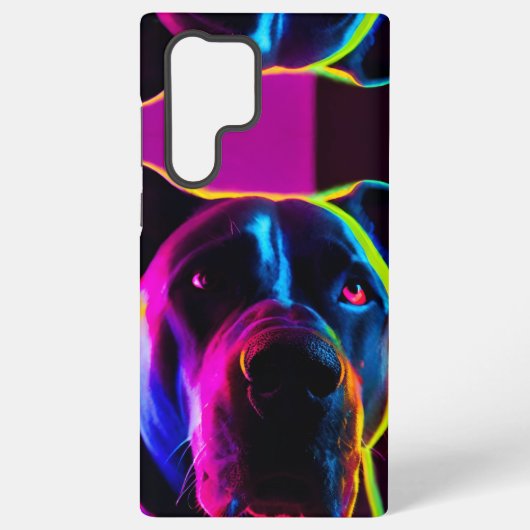 neondog samsung galaxy hoesje (Achterkant)