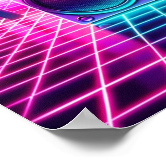 neongeluid poster (Hoek)