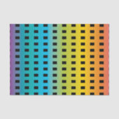 Neongloed in donkerkleurige fluorescentie 2 tissuepapier (Voorkant)