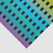 Neongloed in donkerkleurige fluorescentie 2 tissuepapier (Detail)