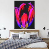 neongloeitulp canvas afdruk (Insitu (Slaapkamer))
