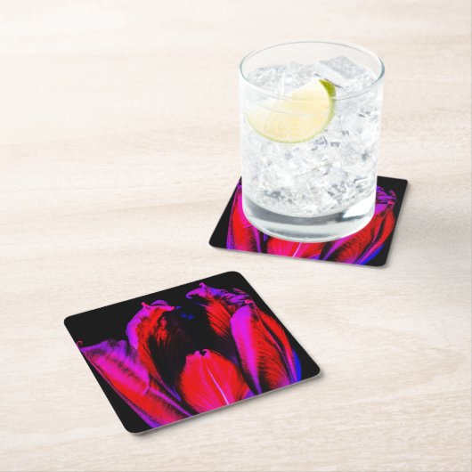 neongloeitulp kartonnen onderzetters (Insitu)