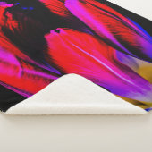 neongloeitulp sherpa deken (3/4)