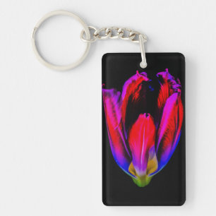 neongloeitulp sleutelhanger