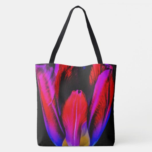 neongloeitulp tote bag (Achterkant)