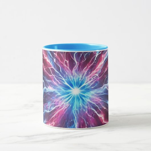 neongolfbeker mok (Midden)