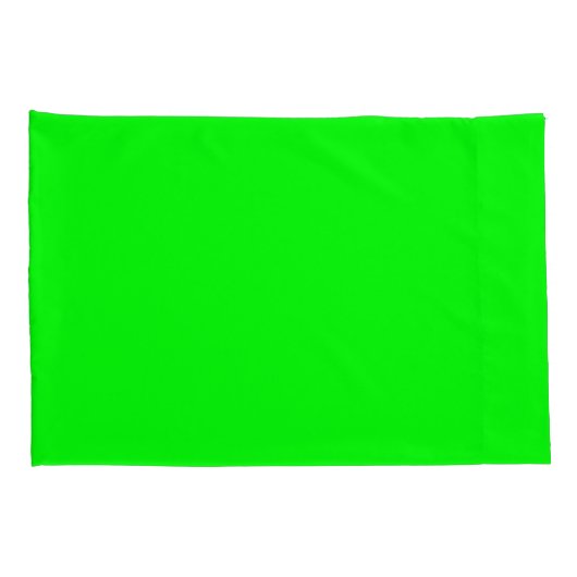 neongroen scherm, heldere, solide kleuren, koel kussensloop (Achterkant-Rechts)