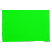 neongroen scherm, heldere, solide kleuren, koel kussensloop (Voorkant-Rechts)
