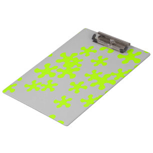 neongroen slijm grijs leuk kinder klembord