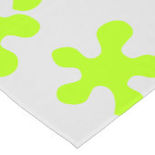 neongroen slijm grijs leuk kinder korte tafelloper (Hoek)