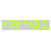 neongroen slijm grijs leuk kinder korte tafelloper (Horizontaal)