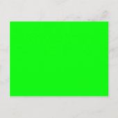 Neongroene hex 00 FF00 Briefkaart (Voorkant)