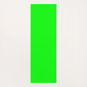 Neongroene hex 00 FF00 Yogamat (Achterkant)