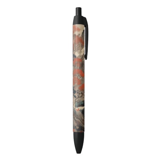 NeoNihonga 004 Zwarte Inkt Pen (Achterkant (Verticaal))