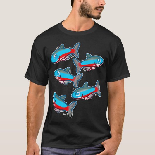 Neonkarperzalm T-shirt (Voorkant)