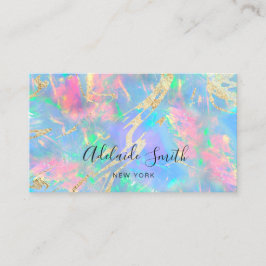 neonkleuren gemstone opal visitekaartje