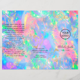 neonkleuren opal drievoudig brochure