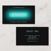 Neonlampvormer Visitekaartje (Voorkant / Achterkant)