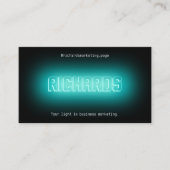 Neonlampvormer Visitekaartje (Voorkant)