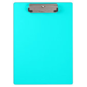 Neonlichtblauwe hexadecimale code 00ffff klembord (Voorkant)