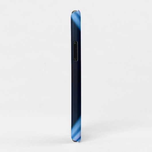 Neonlichten blauwe hond Case-Mate iPhone case (Achterkant/rechts)
