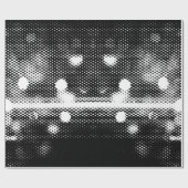 Neonlichten en een naadloos geometrisch patroon cadeaupapier (Vlak)